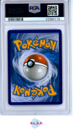 SHINING VOLCANION POKEMON 27 2017 SUN & MOON SHINING LEGENDS HOLO ENGLISH PSA 9 - Image 2