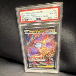 2025 Pokemon Mega Latias ex 181/132 Special Illustration Rare Holo PSA 10 - Image 1