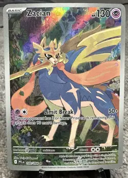 NM-Mint Zacian - 100/094 - Illustration Rare Pokemon Phantasmal Flames - Image 1
