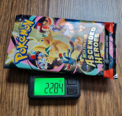(VIDEO) VERY HEAVY 22.84G Pokemon Ascended Heroes Booster Packs NEW & SEALED - Image 1