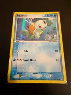 Squirtle (Reverse Holo) 63/100 - EX Crystal Guardians - Pokemon TCG - Image 1