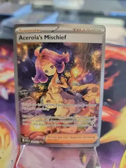 2025 Pokemon TCG Acerola’s Mischief Card 183/132 - Image 1