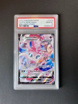 PSA 10 Sylveon Vmax TG15/TG30 SW&SH Brilliant Stars GEM MINT Pokemon TCG - Image 1