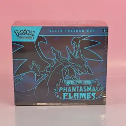 PHANTASMAL FLAMES ELITE TRAINER BOX POKEMON MEGA EVOLUTION 2025 ENG OVP SEALED - Image 1