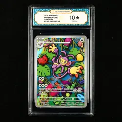 TQG 10 PRISTINE 2025 Pokemon JPN Ambipom #I M2 092/080 AR - Image 1