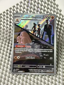 Team Rocket's Dugtrio 239/217 Full Art Pokemon ME: Ascended Heroes Near Mint #7 - Image 1