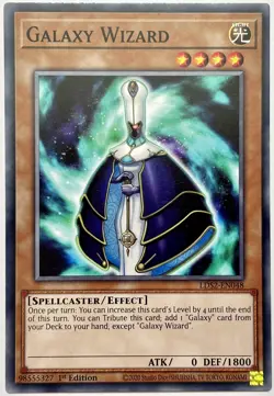 LDS2-EN048 Galaxy Wizard - Common 1st Edition Lightly Played YuGiOh Card - Image 1