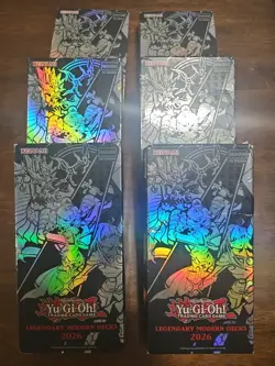 Yu-Gi-Oh Legendary Modern Decks 2026 1st Edition Booster Box Lot Of 6 - Image 1