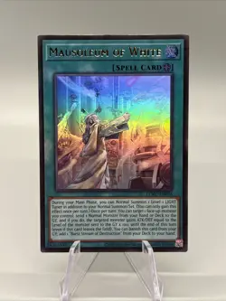 Yugioh! LP Mausoleum of White - LCKC-EN036 - Ultra Rare - Unlimited Edition Ligh - Image 1