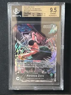 One Piece Legacy of the Master Roronoa Zoro OP12-020 Alt Art BGS 9.5 Gem Mint 🔥 - Image 1