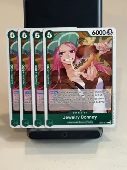 One Piece TCG - Jewelry Bonney Foil Playset - EB03-017 x4 - EB03 Heroines - Image 1