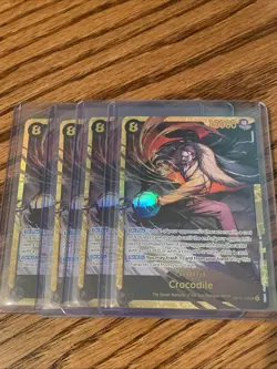 Crocodile OP14-120 SEC One Piece TCG English Full play set X4 - Image 1