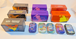 Pokemon Boxes and Mini Tins - EMPTY - Hidden Fates Fusion Strike Vivid Voltage - Image 1