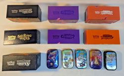 Pokemon Boxes and Mini Tins - EMPTY - Hidden Fates Fusion Strike Vivid Voltage - Image 3