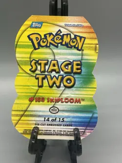 Pokemon Topps Skiploom #188 Die Cut Embossed 14 Of 15 LP - Image 2