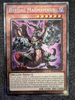 Yugioh Bystial Magnamhut MP25-EN043 Starlight Rare 1st Edition NM - Image 1
