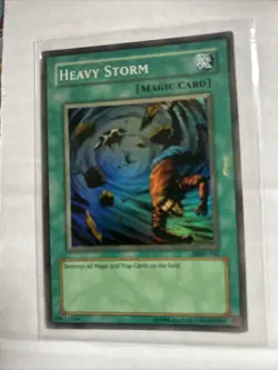 Heavy Storm MRD-142 Super Rare FADEDU NM Vintage YUGIOH OG - Image 1
