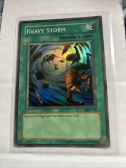 Heavy Storm MRD-142 Super Rare FADEDU NM Vintage YUGIOH OG - Image 3