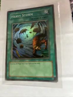 Heavy Storm MRD-142 Super Rare FADEDU NM Vintage YUGIOH OG - Image 5