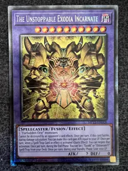Yugioh The Unstoppable Exodia Incarnate MP25-EN008 Starlight Rare 1st Edition NM - Image 1