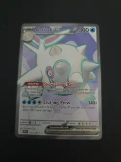 Pokemon TCG Cetitan EX Full Art Ultra Rare Holo Card 210/182 Destined Rivals - Image 1