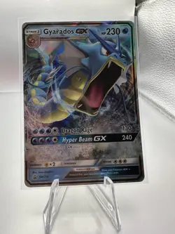 Pokemon Card Gyarados GX SM212 Black Star Promo Half Art Near Mint - Image 1