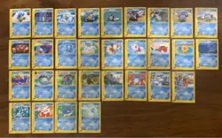 Set 30 Blastoise Water Type Set Pokemon e-Card TCG Vintage Nintendo Bandai Japan - Image 2
