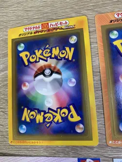 Set 2 Persian Old Back Pokemon Fan Book Promo Card Vintage Nintendo Bandai Japan - Image 4