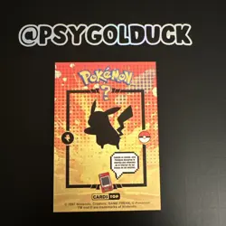 Pokemon Card Peru Base Set Pikachu - Image 2