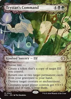 FOIL Showcase TRYSTAN'S COMMAND x1 mtg NM Lorwyn Eclipsed 1 Rare - Image 1