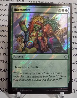 Surge FOIL HARMONIZE x1 mtg NM-M Teenage Mutant Ninja Turtles Eternal 1 Unc - Image 1