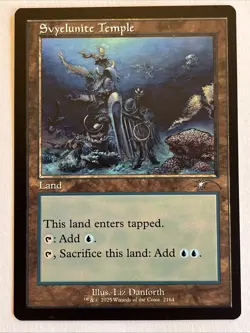 1x Svyelunite Temple - 2164, Retro Frame, Secret Lair Dandan, MTG NM - Image 1