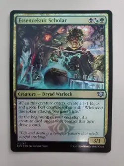 MTG Essenceknit Scholar Secrets of Strixhaven Foil Uncommon - Image 1