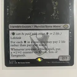 NMT MTG K'rrik, Son of Yawgmoth Modern Horizons 3 Regular Rare Legendary - Image 3