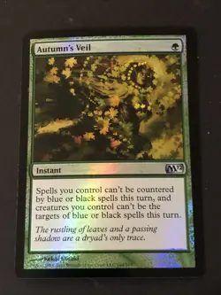 Autumn’s Veil Foil X1 M12 NM Condition See Pics Front Back - Image 1