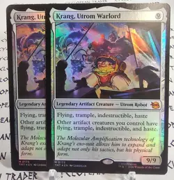 FOIL KRANG, UTROM WARLORD x1 mtg NM Teenage Mutant Ninja Turtles 1 Mythic - Image 1