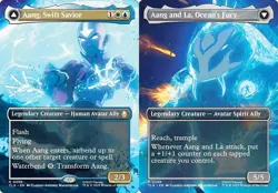 Borderless AANG, SWIFT SAVIOR x1 mtg NM-M The Last Airbender 1 Rare - Image 1