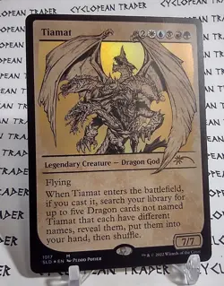 FOIL Showcase TIAMAT x1 mtg NM Secret Lair Drop 1 Mythic - Image 1