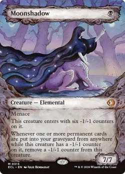Showcase MOONSHADOW x1 mtg NM-M Lorwyn Eclipsed 1 Mythic - Image 1