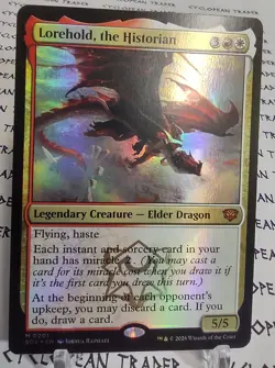 FOIL LOREHOLD, THE HISTORIAN x1 mtg NM Secrets of Strixhaven 1 Mythic - Image 1