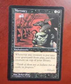 MORTUARY x1 mtg LP-MP Stronghold 1 Rare (#144) - Image 1