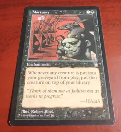 MORTUARY x1 mtg LP-MP Stronghold 1 Rare (#144) - Image 4