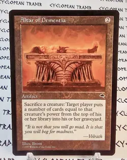 ALTAR OF DEMENTIA mtg NM Tempest 1 Rare UNPLAYED - Image 1