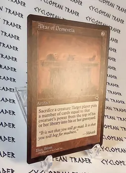ALTAR OF DEMENTIA mtg NM Tempest 1 Rare UNPLAYED - Image 4