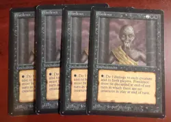 PESTILENCE x4 mtg HP Limited Edition Beta 4 Common - Image 1