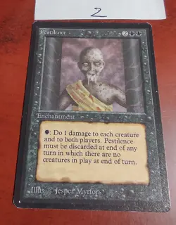 PESTILENCE x4 mtg HP Limited Edition Beta 4 Common - Image 5