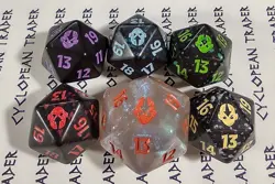 Life Counter ~ AVATAR: THE LAST AIRBENDER ~ Set of 5 + 1 OVERSIZED Spindown D20 - Image 1