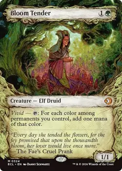 Showcase BLOOM TENDER x1 mtg NM-M Lorwyn Eclipsed 1 Mythic - Image 1