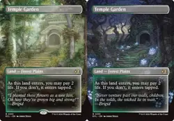 Borderless TEMPLE GARDEN x1 mtg NM-M Lorwyn Eclipsed 1 Rare - Image 1