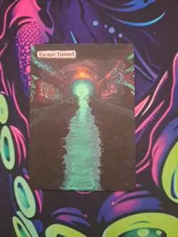 MTG Escape Tunnel Hand Painted Alter 1 Of 1 - Image 1